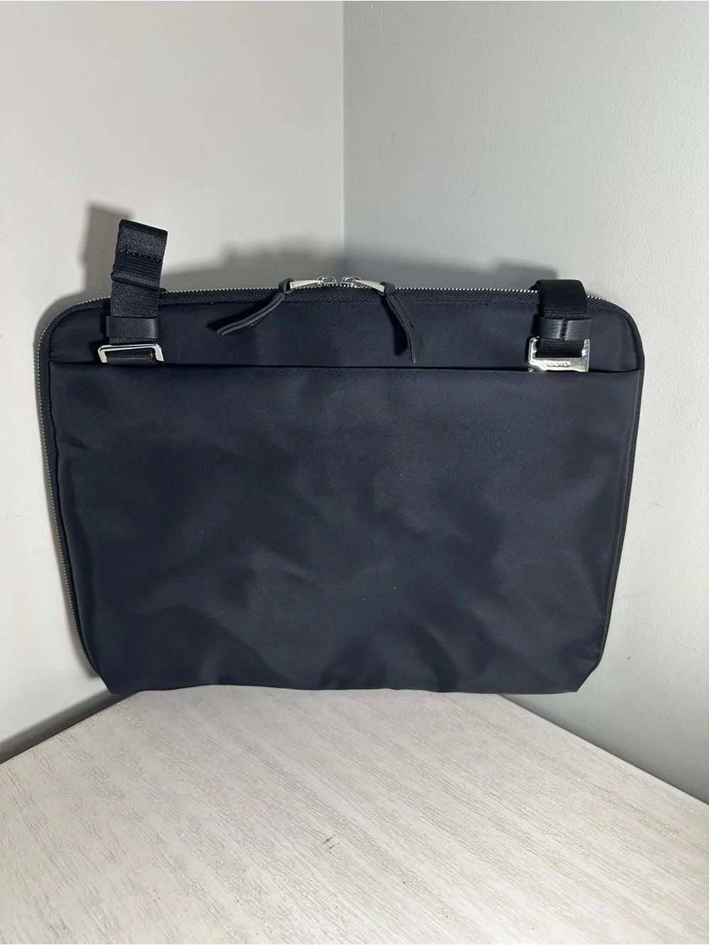 Knomo Slim Black Laptop and Document Bag